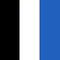 Black / True Royal / White